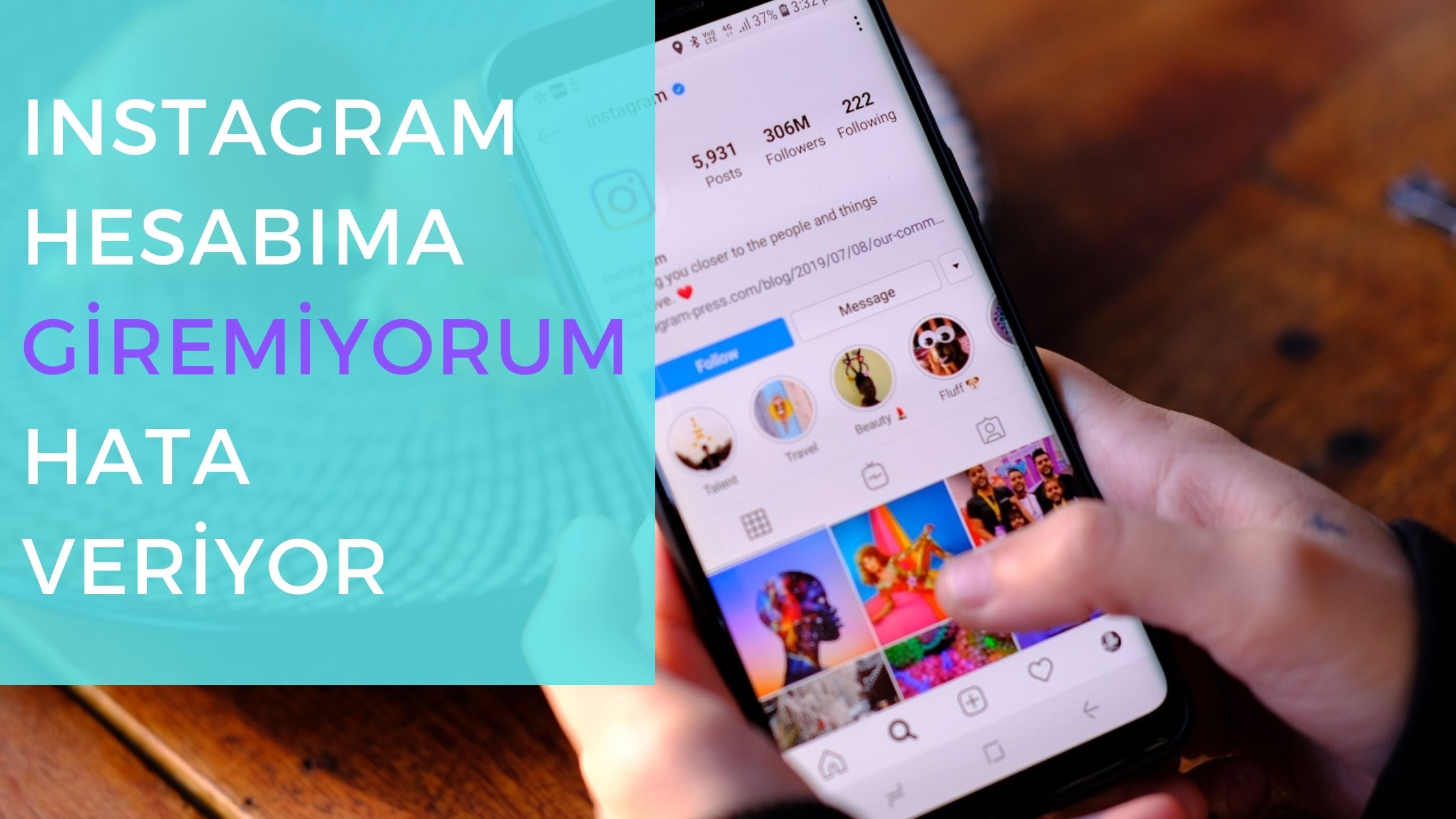 Instagram Hesabıma Giremiyorum Hata Veriyor