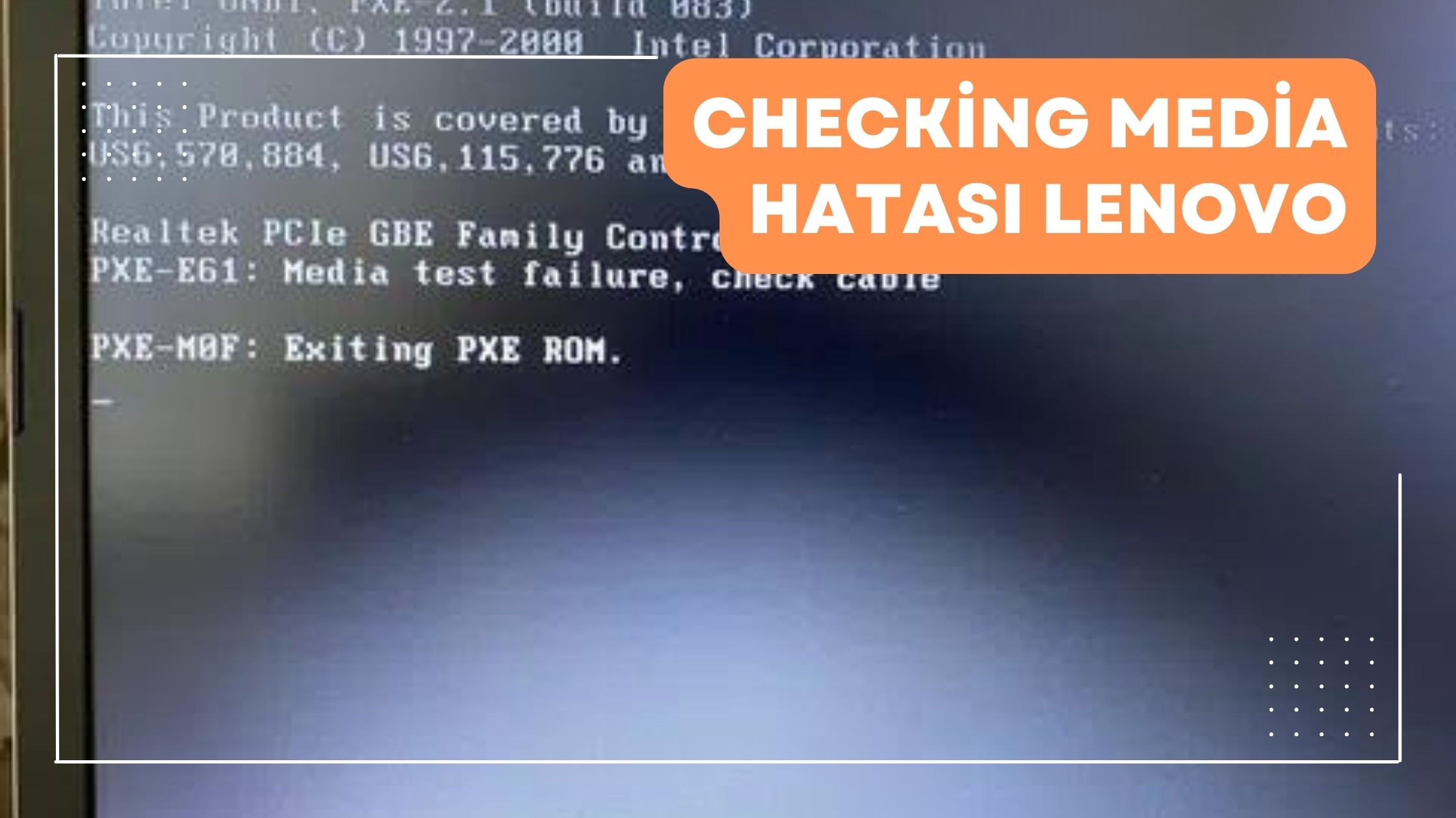 checking media hatası lenovo