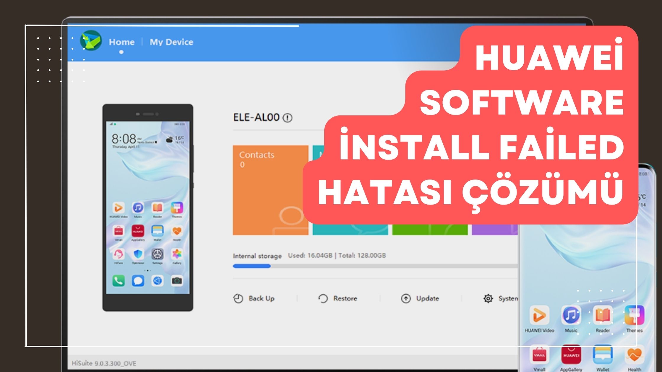 Huawei Software İnstall Failed Hatası Çözümü