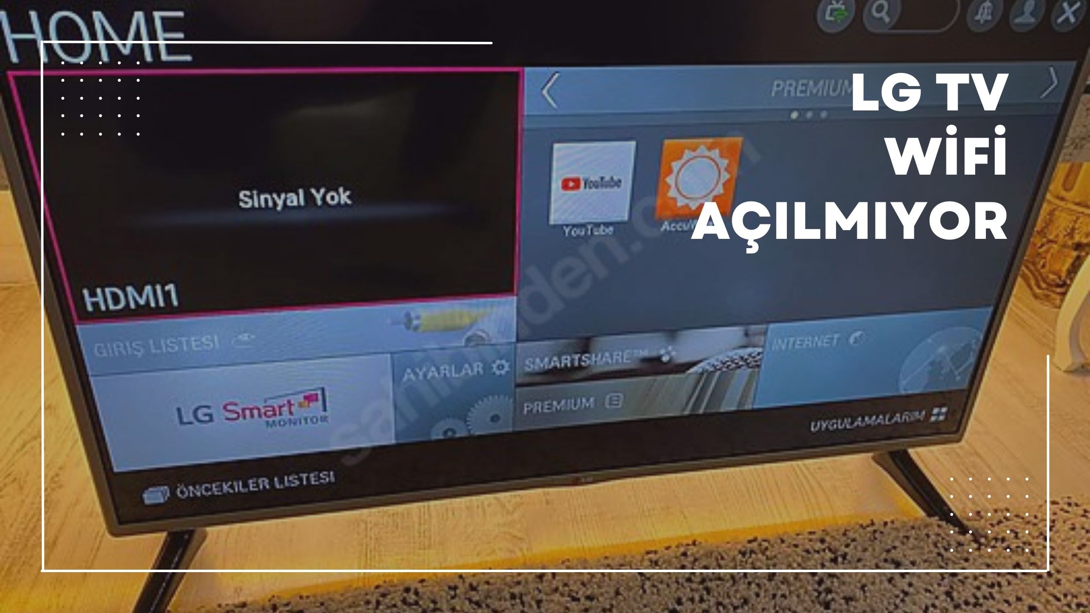 LG TV Wifi Açılmıyor