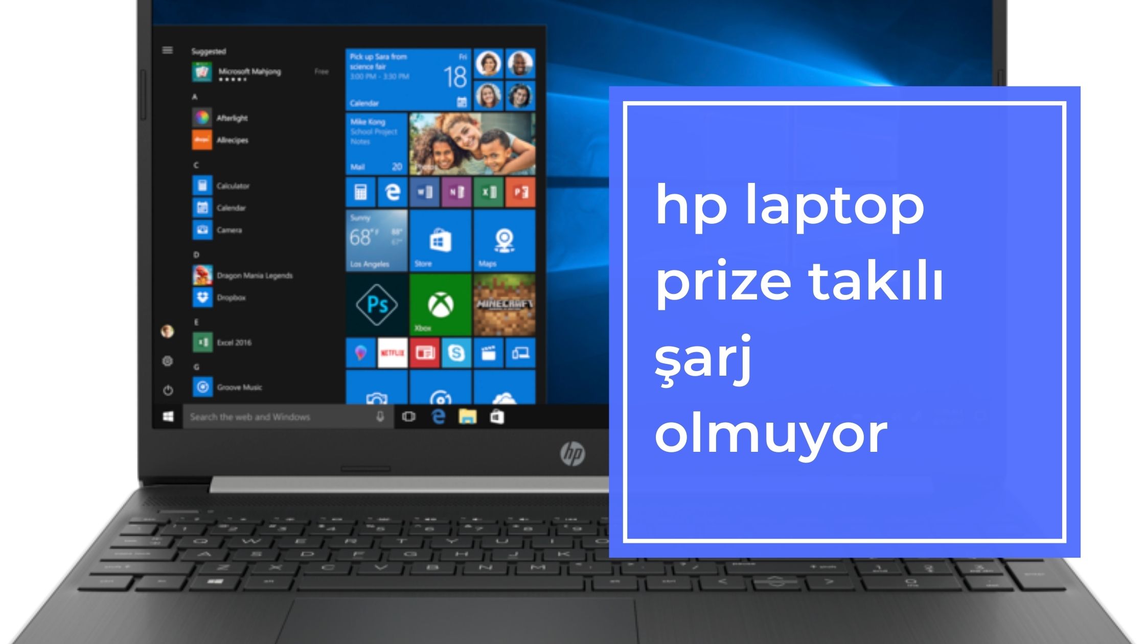 Hp Laptop Prize Takılı Şarj Olmuyor