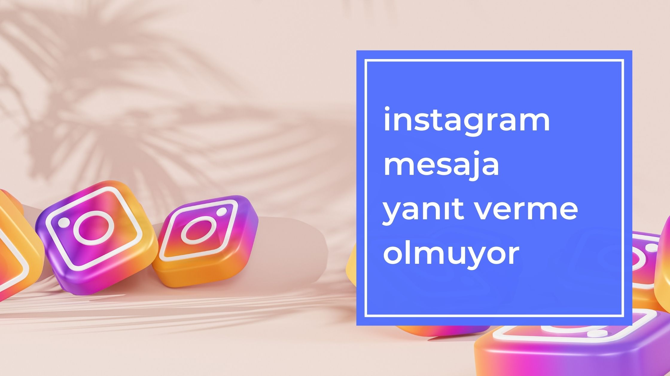 Instagram Mesaja Yanıt Verme Olmuyor