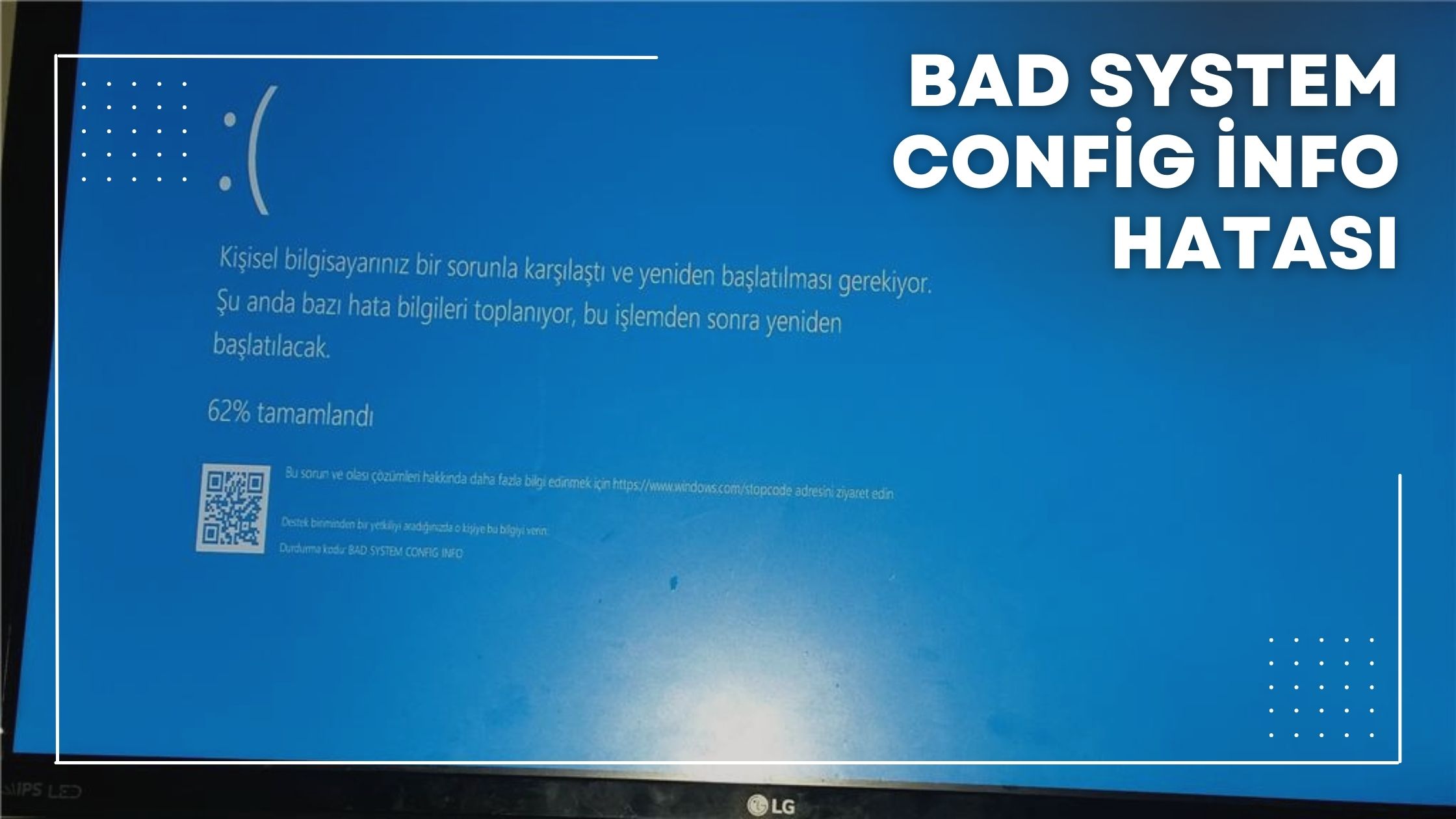 Bad System Config info Hatası