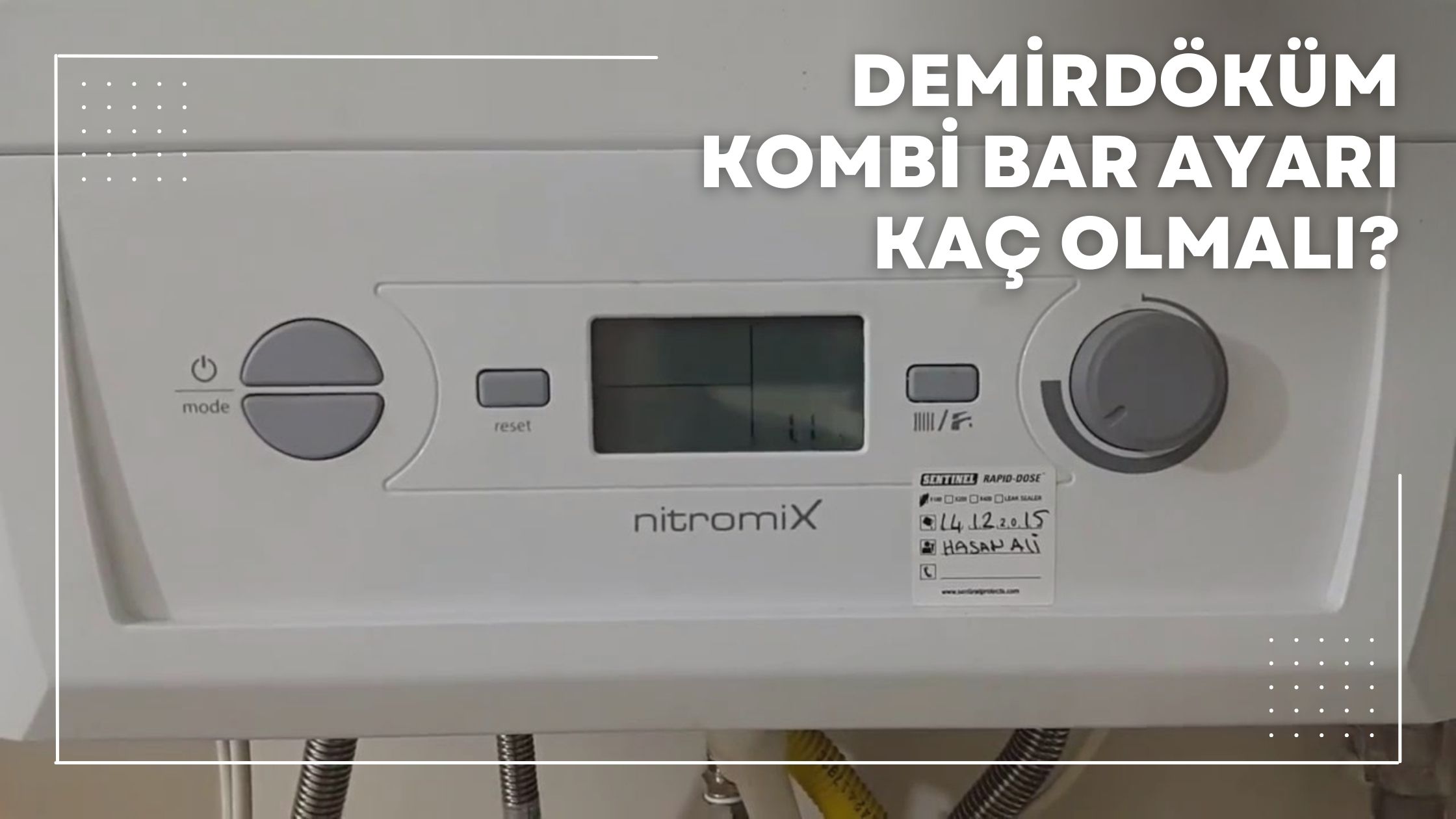 Demirdöküm Kombi Bar Ayarı Kaç Olmalı?