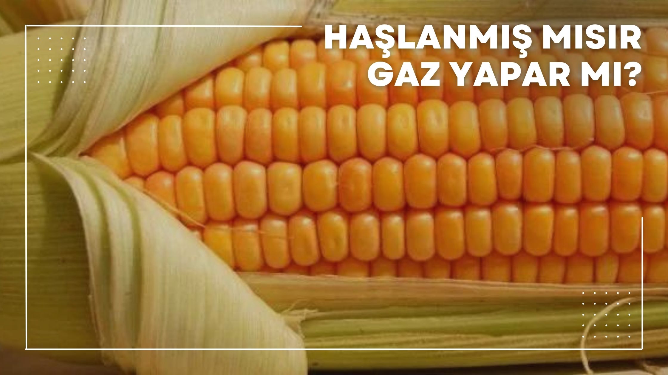 Haşlanmış Mısır Gaz Yapar mı?