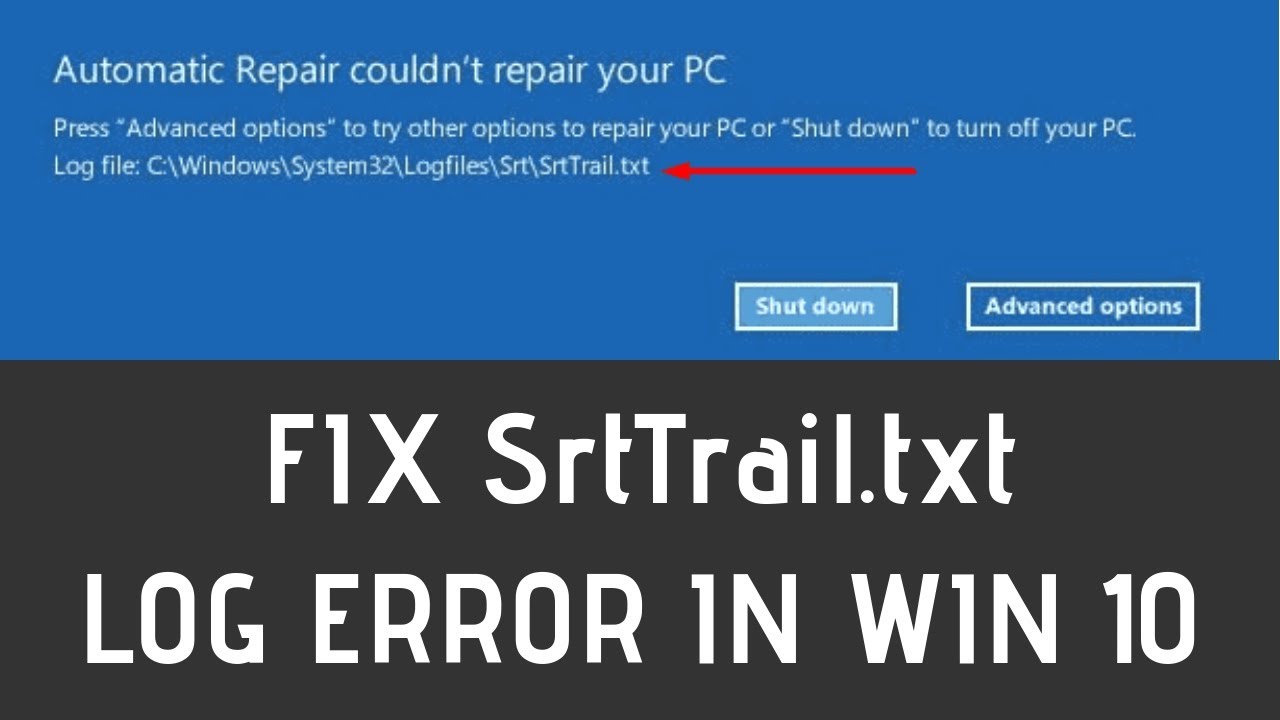 Srttrail.txt Hatası