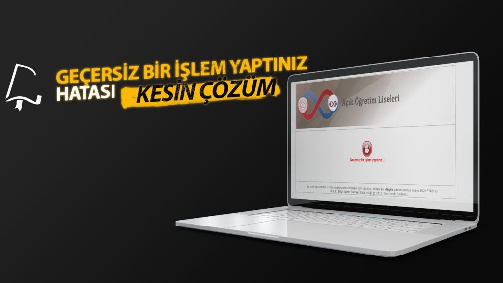 AÖL Geçersiz Bir İşlem Yaptınız Hatası Çözüm