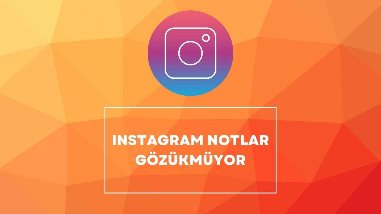 Instagram Notlar Gözükmüyor